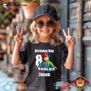 Custom Birthday Boy Robox Birthday T-shirt
