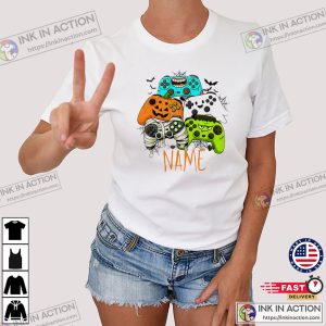 Custom Gamer Halloween Console T-shirt