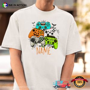 Custom Gamer Halloween Console T-shirt