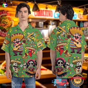 Day Of The Dead Festival Aloha Shirt