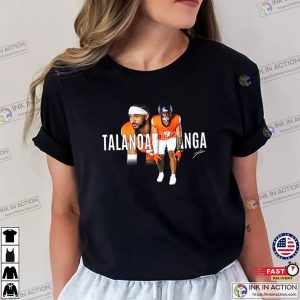 Denver Broncos Talanoa Hufanga Signature T shirt 1