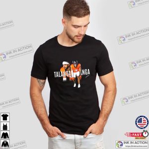 Denver Broncos Talanoa Hufanga Signature T-shirt