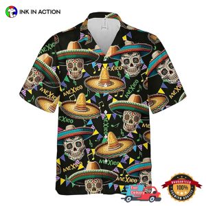 Dia De Muertos Mexico Festival Aloha Shirt
