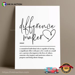 Difference Maker Definition Poster