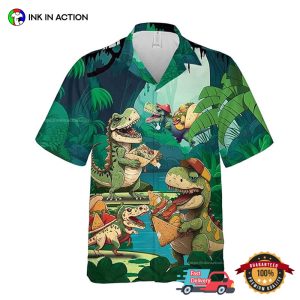 Dinosaurs Eat Tacos Aloha Shirt