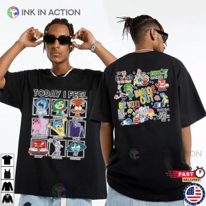 Disney Inside Out Emotions World Mental Health Day 2 Sided Shirt Disney Inside Out Emotions World Mental Health Day 2 Sided Shirt