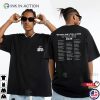 Disney Worlds Collide Tour Dates 2 Sided Shirt