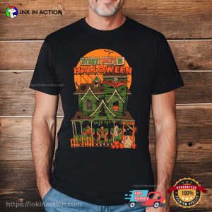 EVERY DAY IS HALLOWEEN Ghost House graphic tee 3