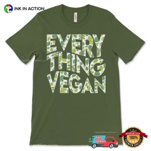 Everything Vegan, world vegan day T shirt 2
