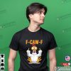 F-caw-F Middle Finger Rooster Funny Meme T-shirt