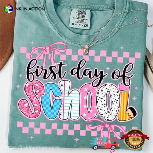 First Day Of School Adorable Pattern Comfort Colors T-shirt