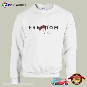 Freedom Bloody Charlie Kirk T-shirt