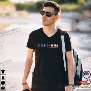 Freedom Stars And Stripes USA Flag T-shirt