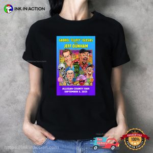 Gabriel Iglesias Jeff Dunham Allegan County Fair 2025 Shirt Gabriel Iglesias Jeff Dunham Allegan County Fair 2025 Shirt