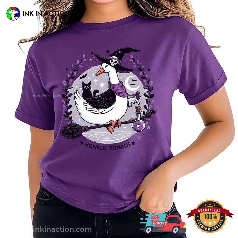 Halloween Honkus Ponkus Goose Witch And Poison Comfort Colors T-shirt Halloween Honkus Ponkus Goose Witch And Poison Comfort Colors T-shirt