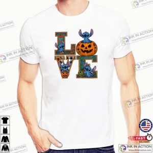 Halloween Love Stitch T shirt 3
