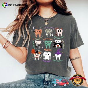 Halloween Tooth Dental Hygienist Comfort Colors T-shirt