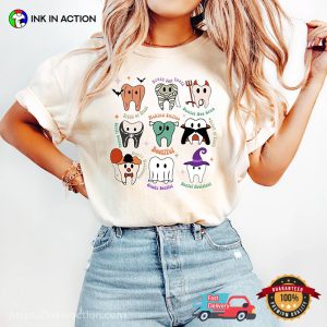 Halloween Tooth Dental Hygienist Comfort Colors T-shirt Halloween Tooth Dental Hygienist Comfort Colors T-shirt