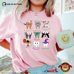 Halloween Tooth Dental Hygienist Comfort Colors T shirt 3