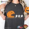 Halloween Vibes Pacman Pumpkin Chasing Ghost Comfort Colors Tee