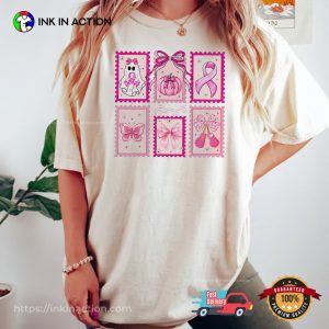 Halloween Wear Pink Ghost Breast Cancer Awareness Comfort Colors T-shirt Halloween Wear Pink Ghost Breast Cancer Awareness Comfort Colors T-shirt