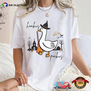 Halloween Witch Goose Honkus Ponkus Comfort Colors T shirt 3