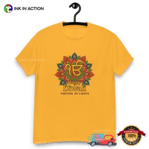 Happy Diwali Festival Of Lights Comfort Colors Tee