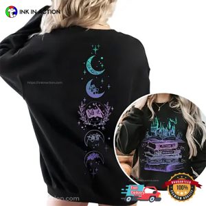 Hogwarts Wireframe Harry Potter Universal 2 Sided Shirt