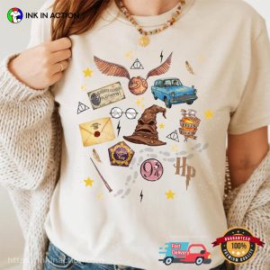 Hogwarts Wizarding Castle, Harry Potter Comfort Colors Tee