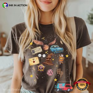 Hogwarts Wizarding Castle, Harry Potter Comfort Colors Tee