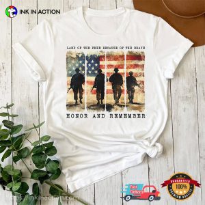 Honor And Remember, USA Brave Soldier T-shirt