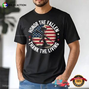 Honor The Fallen, Thank The Living, Remembrance Day UK T-shirt