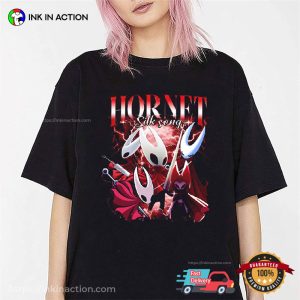Hornet Hollow Knight Bug Warrior Indie Game Tee 1