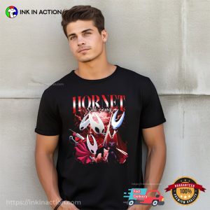 Hornet Hollow Knight Bug Warrior Indie Game Tee 2
