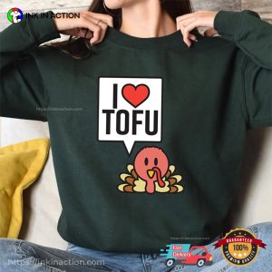 I Love Tofu Thanksgiving Turkey Vegan T-shirt