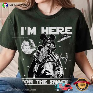 I’m Here For The Snacks Funny Star Wars Comfort Colors Tee