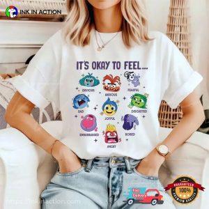 It's Okay To Feel Inside Out Mental Health Shirt 3