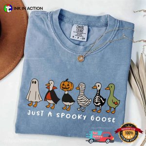 Just A Spokky Goose Comfort Colors T shirt 3
