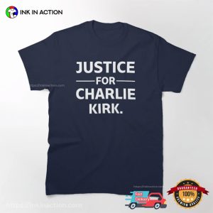 Justice For Charlie Kirk Unisex T shirt 2