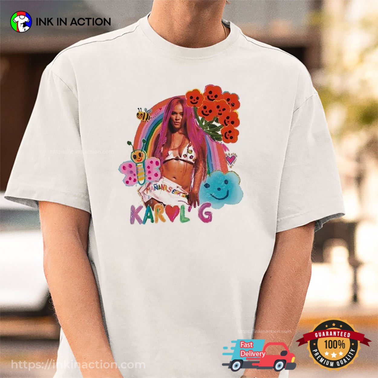 Karol G Manana Sera Bonito Rainbow T-shirt Karol G Manana Sera Bonito Rainbow T-shirt