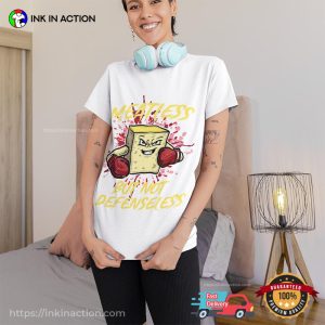 Meatless But Not Defenseless, Vegan Worrior T shirt 3