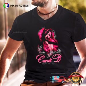 New Album Am I The Drama Queen Cardi B Graphic Tee 2