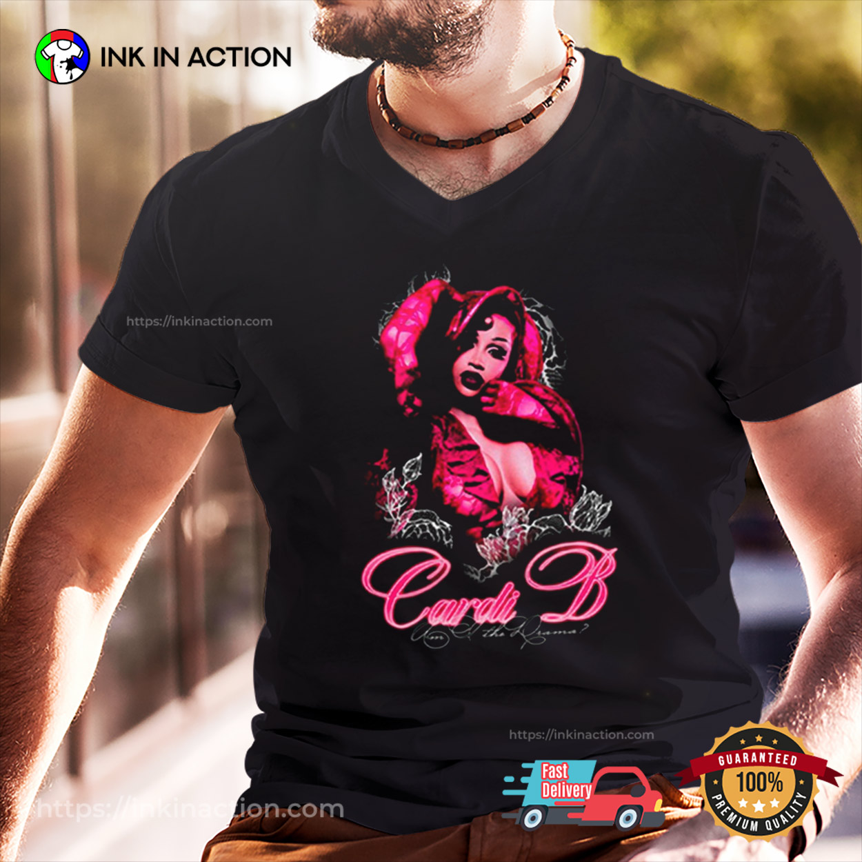 New Album Am I The Drama Queen Cardi B Graphic Tee New Album Am I The Drama Queen Cardi B Graphic Tee