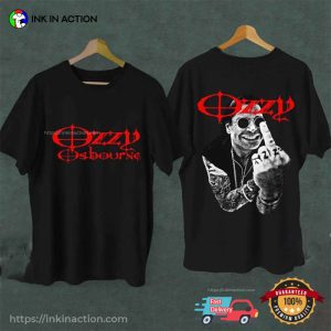 Ozzy Osbourne Middle Finger 2-sided Shirt