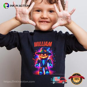 Personalized Halloween Roblox Pumpkin Skeleton T-shirt