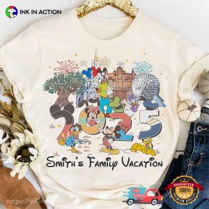 Personalized Walt Disneyworld 2025 Family Vacation Comfort Colors T shirt 3