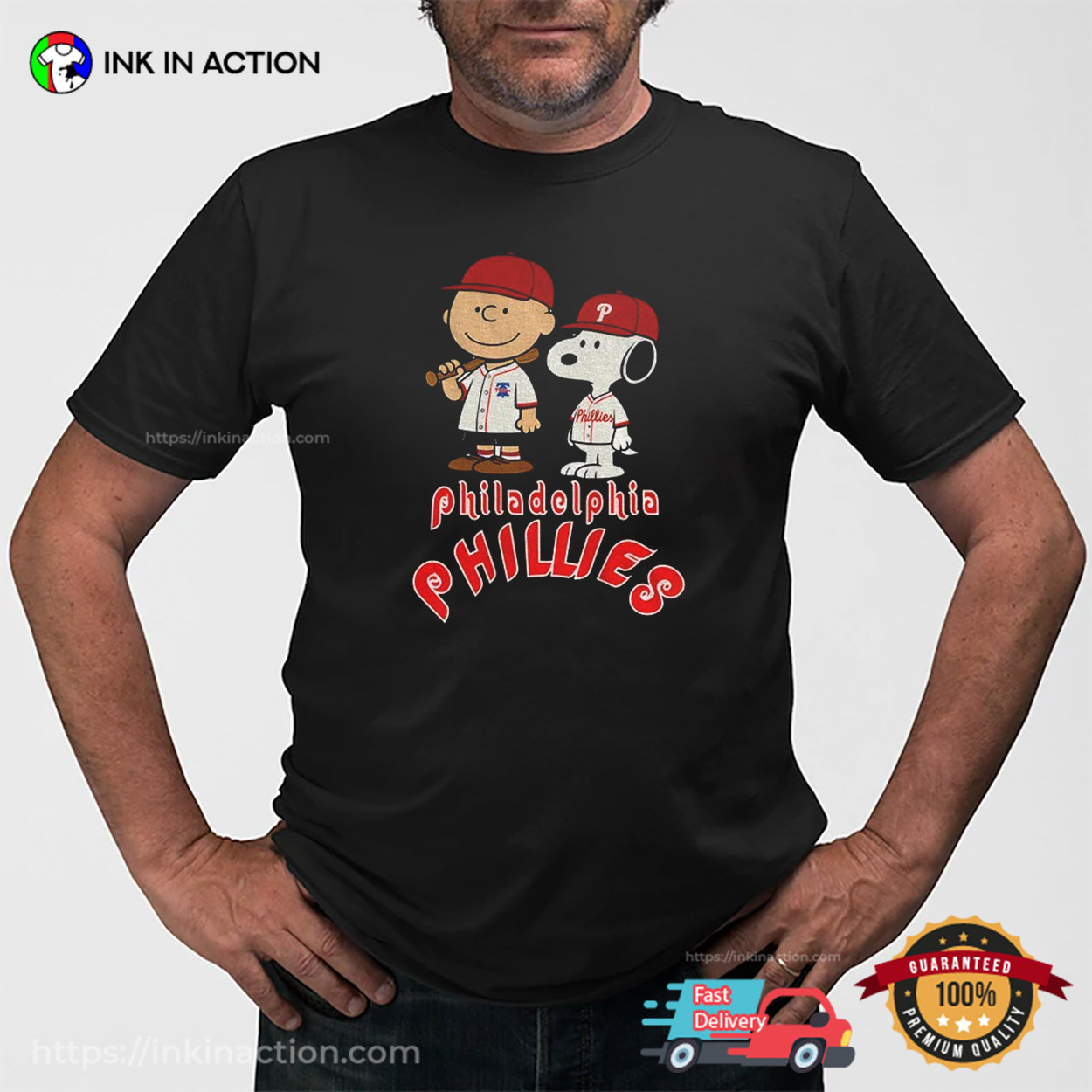 Philadelphia Phillies Baseball Snoopy And Charlie Brown T-shirt Philadelphia Phillies Baseball Snoopy And Charlie Brown T-shirt