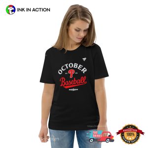 Philadelphia Phillies October Baseball 2025 T-shirt