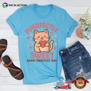 Purrfectly Sweet Happy Sweetest Day Shirt 3