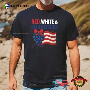 Red White And Blueberries, Charlie Kirk Freedom T shirt 2